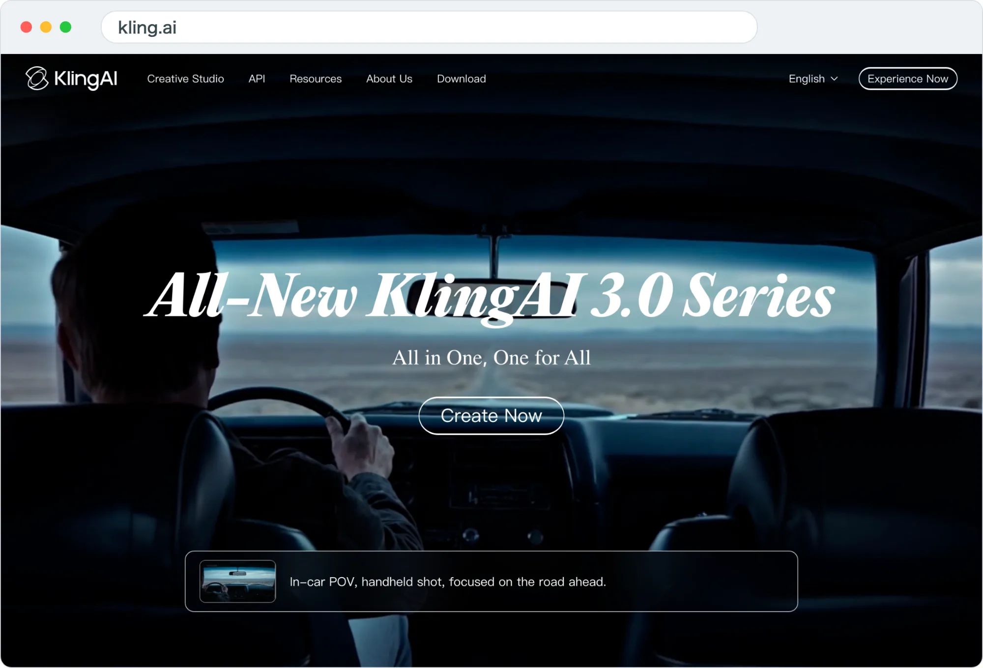 出典: kling.ai（2026年8月時点）